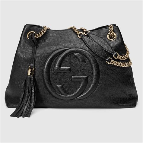 gucci soho shoulder bag black|lookalike gucci soho bags.